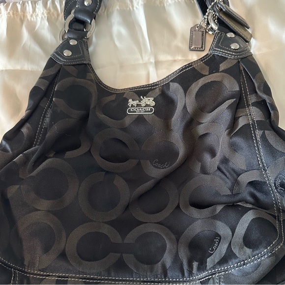 Coach Black Monogram Purse - Picture 2 of 10